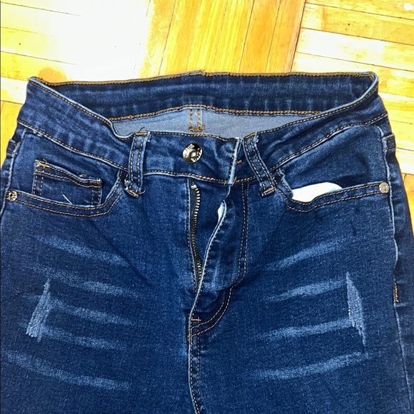 SHEIN Dark Blue Skinny Jeans - Picture 4 of 4